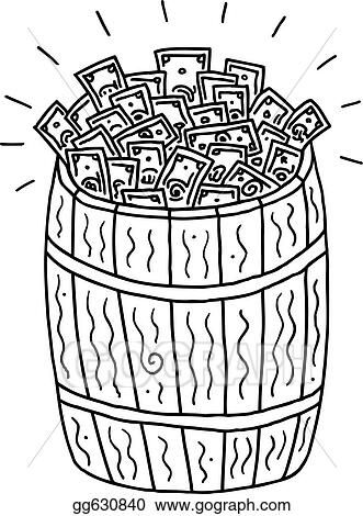 Barrel o’ Money - B&W