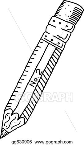 Number 2 Pencil - B&W